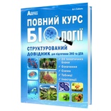 Соболь В. Повний курс біології. Довідник для підготовки до ЗНО/НМТ та ДПА : видавництво Абетка.